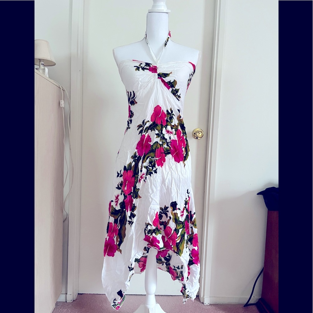 Hawaiian halter dress